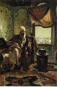 unknow artist, Arab or Arabic people and life. Orientalism oil paintings  295